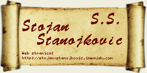 Stojan Stanojković vizit kartica